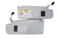 Sonnenblende links   rechts Set perlgrau 2F4 VW Polo 6C1 6R1<br>VW POLO (6C1, 6R1) 1.2 TSI 16V