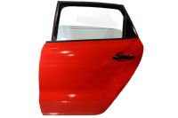 Tür links hinten VW Polo 6R LP3G Flashrot<br>VW POLO (6C1, 6R1) 1.2